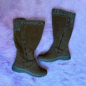 Beartraps brown suede/fabric boots size 8​